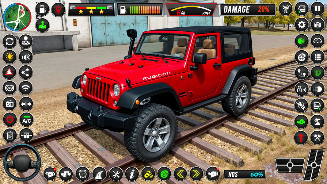 Jeep Driving Game - 4x4 Jeep - Gameplay image of android game