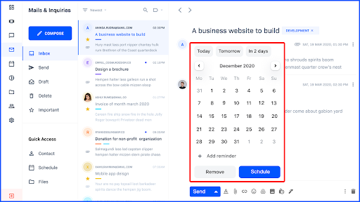 Schedule Text Messages - Image screenshot of android app
