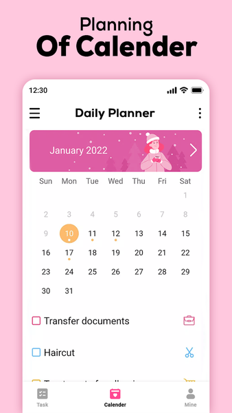 To-Do List - Calendar planner - عکس برنامه موبایلی اندروید