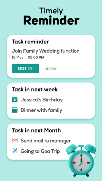 To-Do List - Calendar planner - عکس برنامه موبایلی اندروید