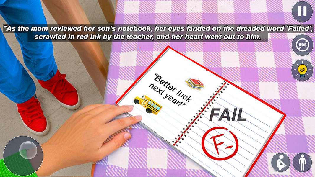 Schoolboy Parents House Escape - Gameplay image of android game