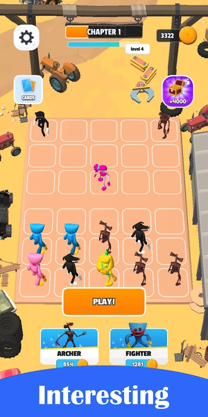 Merge Crazy Monster Fight War - Gameplay image of android game