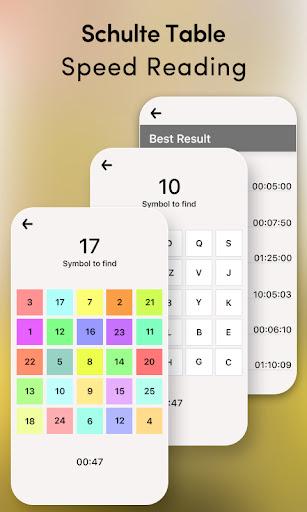 Schulte Table - Speed Reading - عکس برنامه موبایلی اندروید