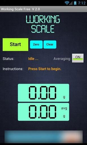 Working Scale Free - Image screenshot of android app
