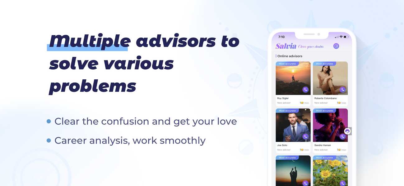 دانلود برنامه Salvia Tarot & Psychics اندروید بازار