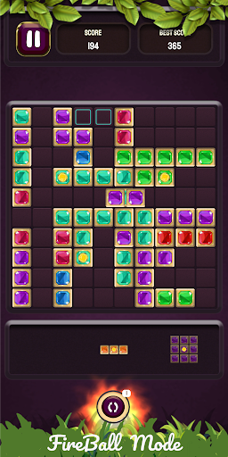 Block Puzzle : Fireball - Gameplay image of android game