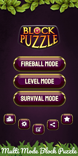 Block Puzzle : Fireball - Gameplay image of android game
