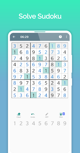 Sudoku - Gameplay image of android game