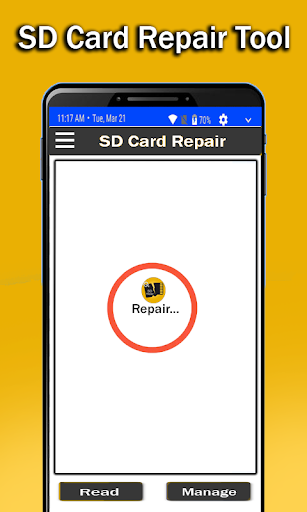 Repair SD Card - عکس برنامه موبایلی اندروید