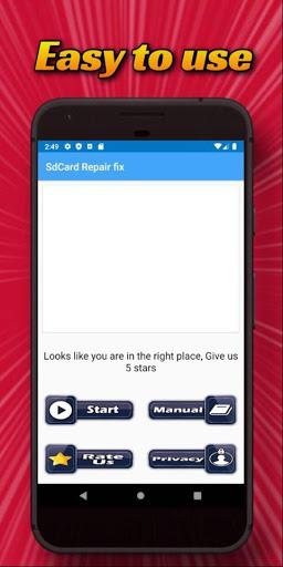 Sd Card Repair (Fix Sdcard) - Image screenshot of android app