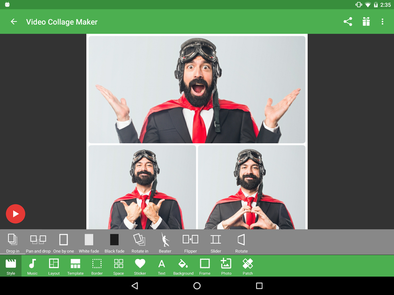 Video Collage Maker - عکس برنامه موبایلی اندروید