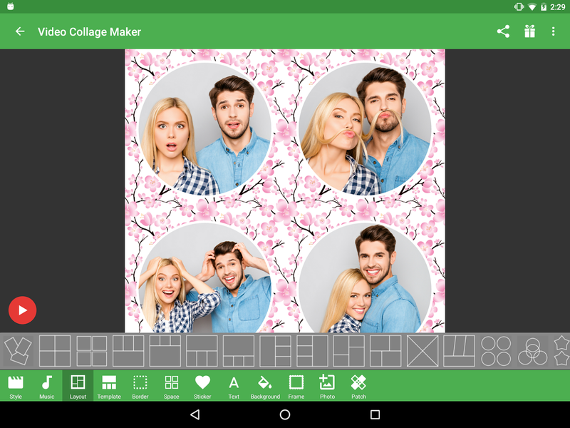 Video Collage Maker - عکس برنامه موبایلی اندروید