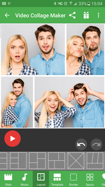 Video Collage Maker - عکس برنامه موبایلی اندروید