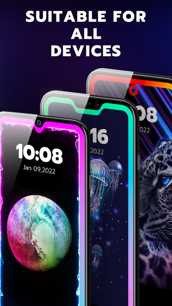 Edge Lighting: Border Light - عکس برنامه موبایلی اندروید