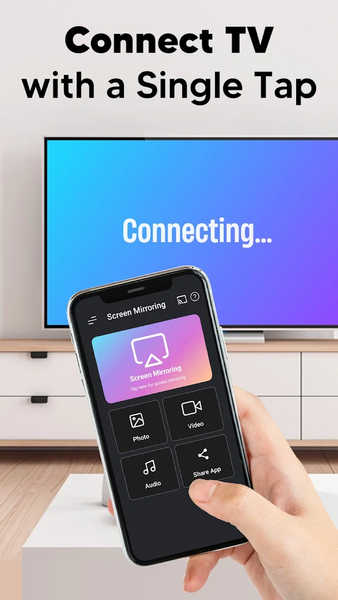 Cast to Tv: Screen Mirroring - Image screenshot of android app