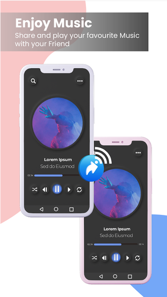 Mobile to Mobile Mirroring App - Image screenshot of android app