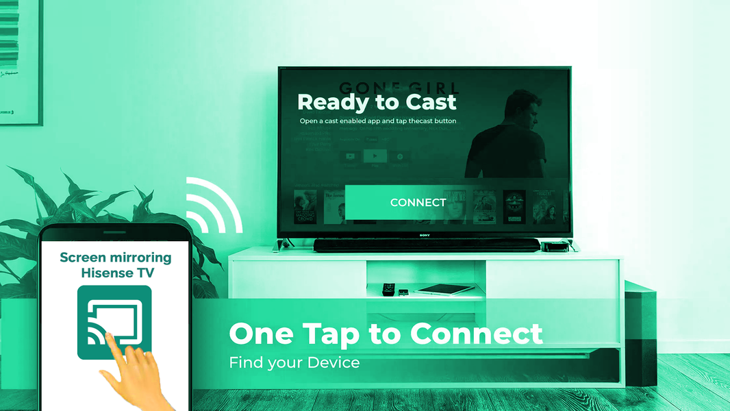 Screen mirroring Hisense TV - عکس برنامه موبایلی اندروید