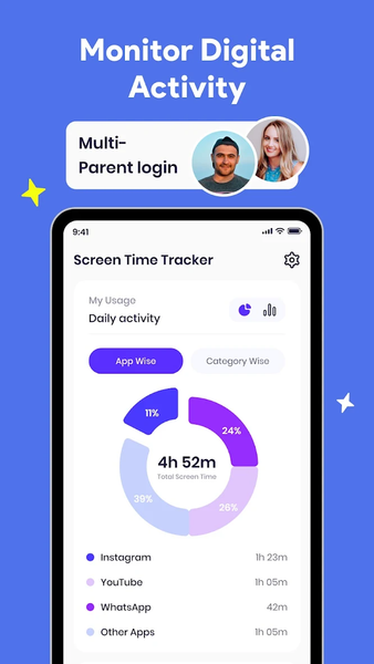 Screen time control App Usage - عکس برنامه موبایلی اندروید