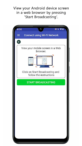 Screen Cast -View Mobile on PC - عکس برنامه موبایلی اندروید