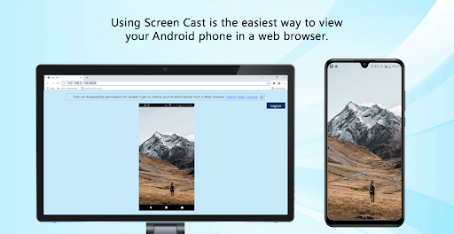 Screen Cast -View Mobile on PC - Image screenshot of android app