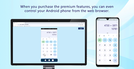 Screen Cast -View Mobile on PC - عکس برنامه موبایلی اندروید
