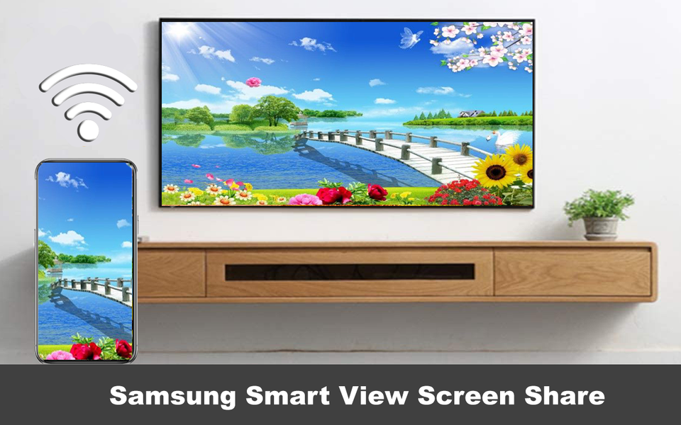 Samsung Smart View TV Cast - عکس برنامه موبایلی اندروید
