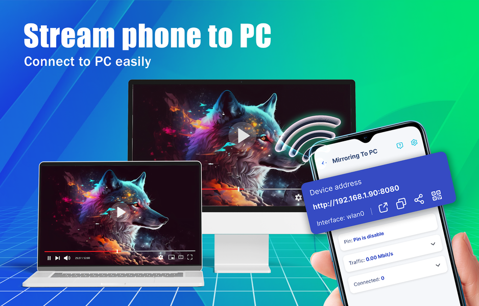 Screen Mirror: Cast to TV - عکس برنامه موبایلی اندروید