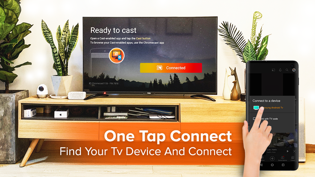 Cast to TV App - Screen Mirror - Image screenshot of android app