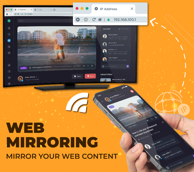 Screen Mirroring for Miracast - عکس برنامه موبایلی اندروید
