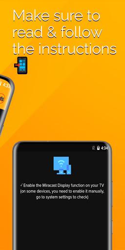 Miracast Screen Mirroring — Connect Phone to TV - Image screenshot of android app
