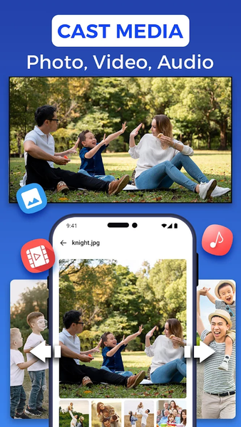 Cast to TV - Screen Mirroring - عکس برنامه موبایلی اندروید