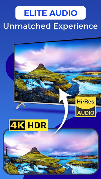 Cast to TV - Screen Mirroring - عکس برنامه موبایلی اندروید