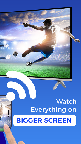 Cast to TV - Screen Mirroring - عکس برنامه موبایلی اندروید