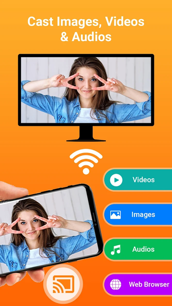 Screen Cast & Mirror-Smart TV - Image screenshot of android app