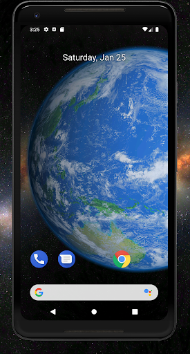 Earth 3D Live Wallpaper - عکس برنامه موبایلی اندروید