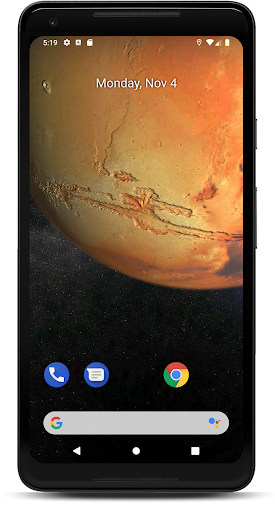 Mars 3D Live Wallpaper - Image screenshot of android app