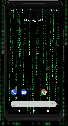 Matrix Live Wallpaper - Image screenshot of android app