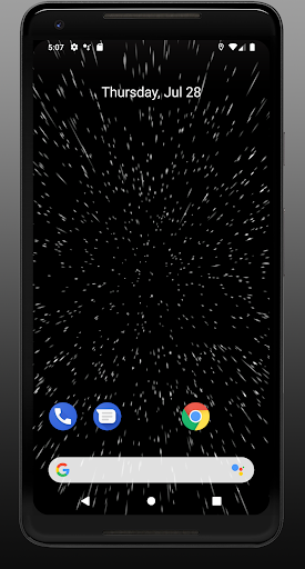 Starfield Live Wallpaper - Image screenshot of android app