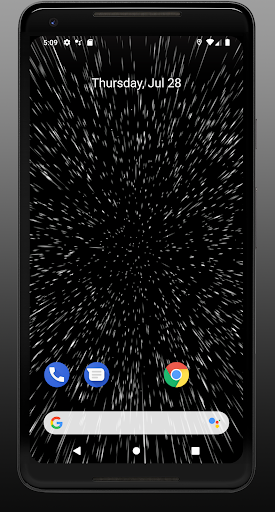 Starfield Live Wallpaper - Image screenshot of android app