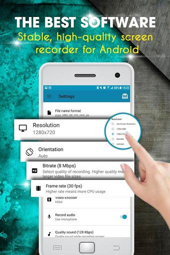 Screen Recorder, Screen Capture ( No root) - عکس برنامه موبایلی اندروید