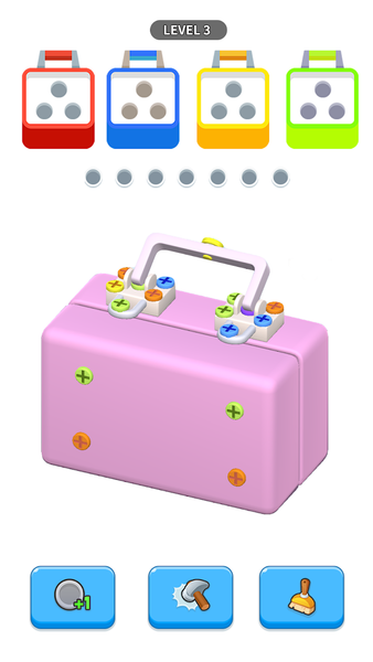 Screw Away: 3D Pin Puzzle - Gameplay image of android game