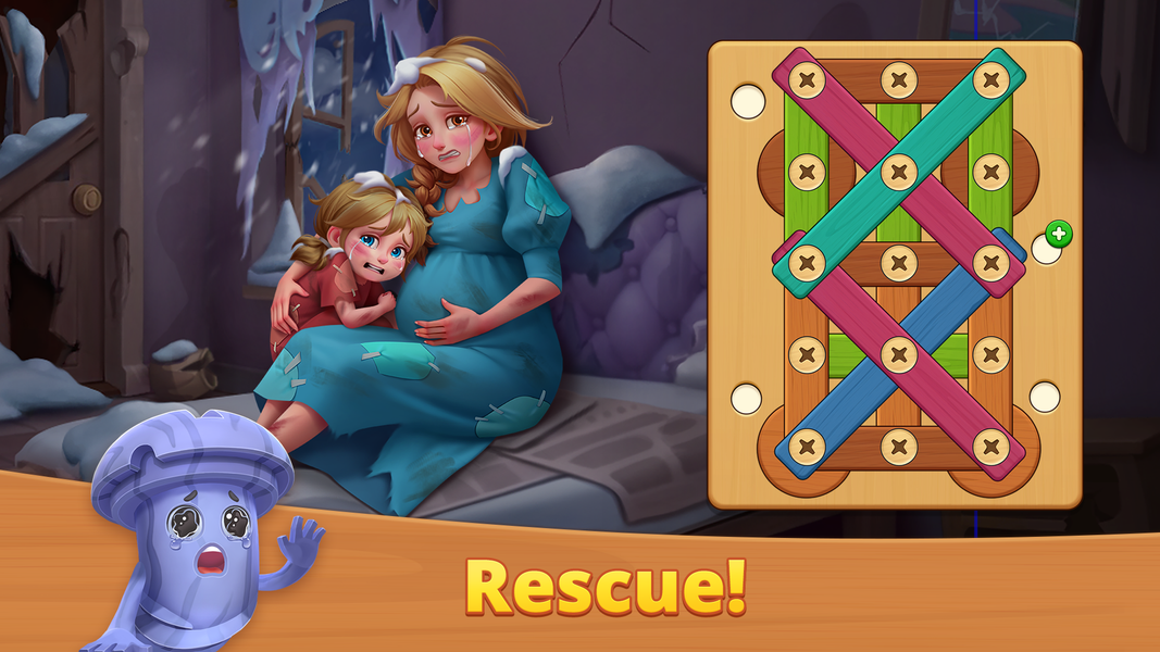 Family Savior: Screw Puzzle - Gameplay image of android game