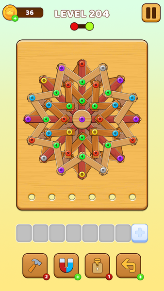 Screw Color: Nuts Match Master - Gameplay image of android game