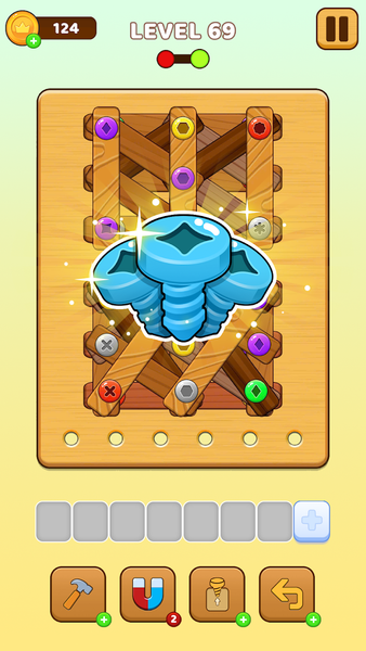 Screw Color: Nuts Match Master - Gameplay image of android game