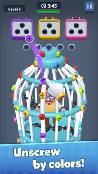Screw Fun 3D - Gameplay image of android game