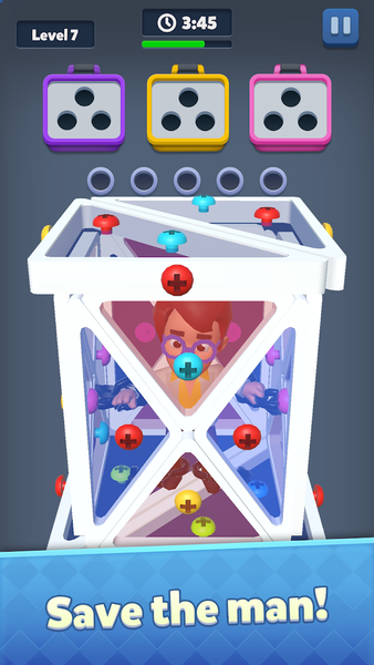 Screw Fun 3D - Gameplay image of android game