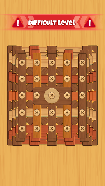 Wood Puzzle: Nut & Bolt Screw - Gameplay image of android game