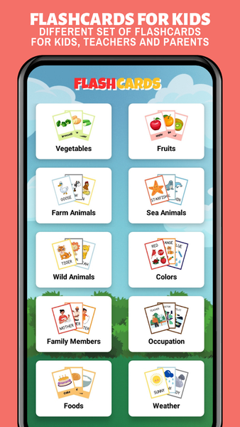 Flashcards for Kids - Learning - Image screenshot of android app