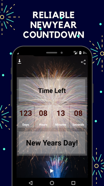 2025 New Year Countdown - Image screenshot of android app