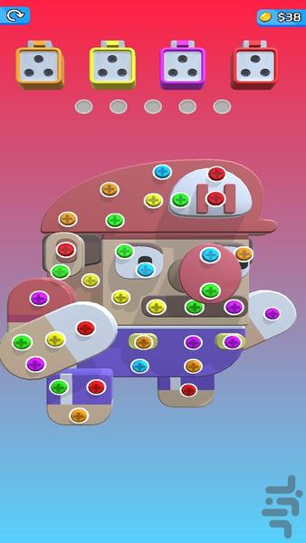 Screw Jam Master 3D - Gameplay image of android game